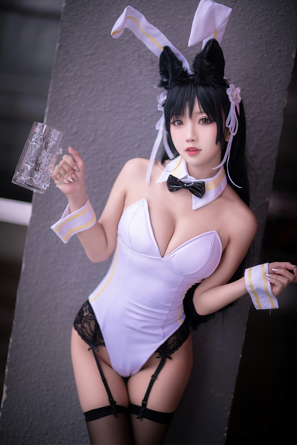 图片[2]-[Cosplay]鬼畜瑶在不在 – 黑丝兔女郎 – COSPLAY-御萝部落