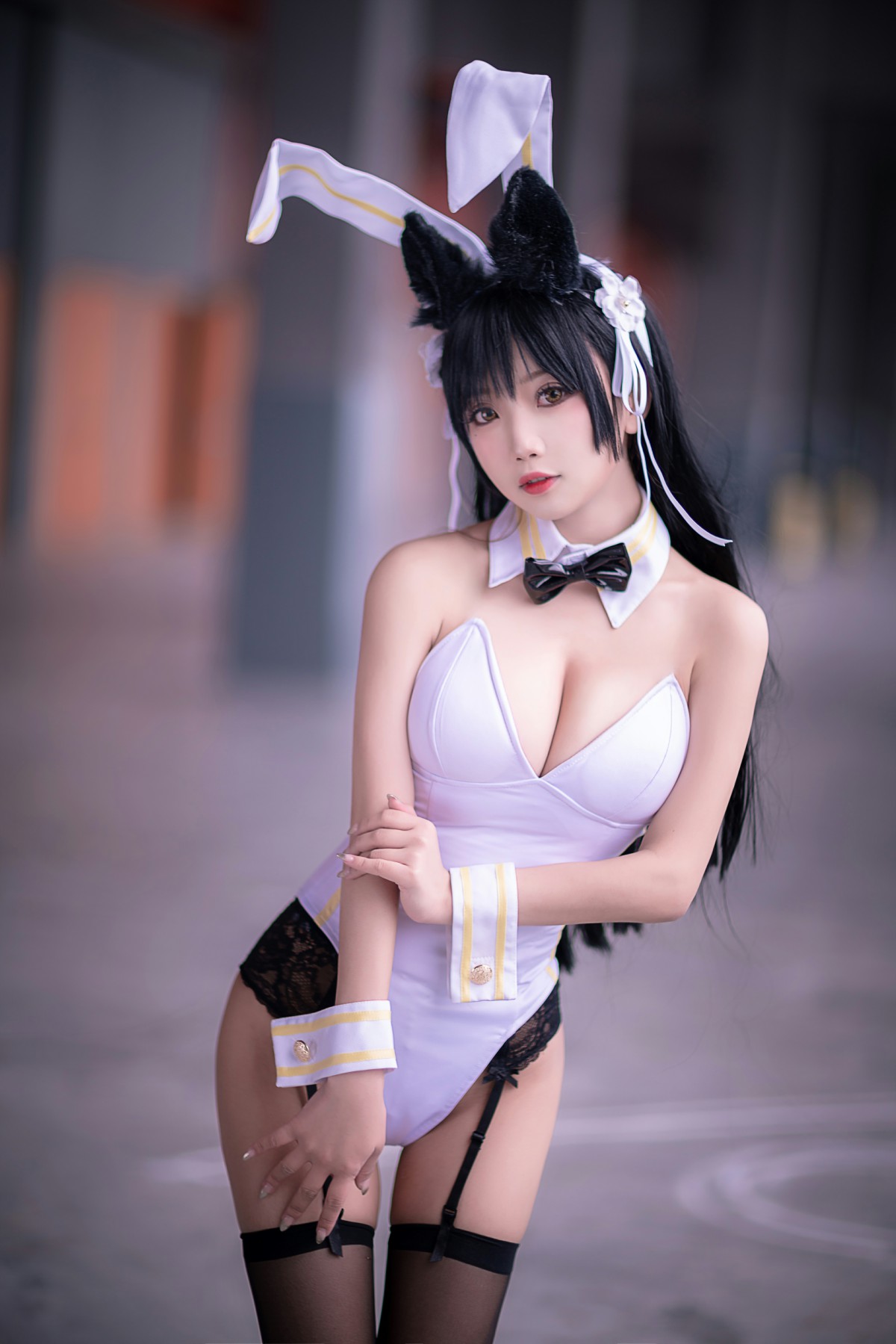 图片[8]-[Cosplay]鬼畜瑶在不在 – 黑丝兔女郎 – COSPLAY-御萝部落