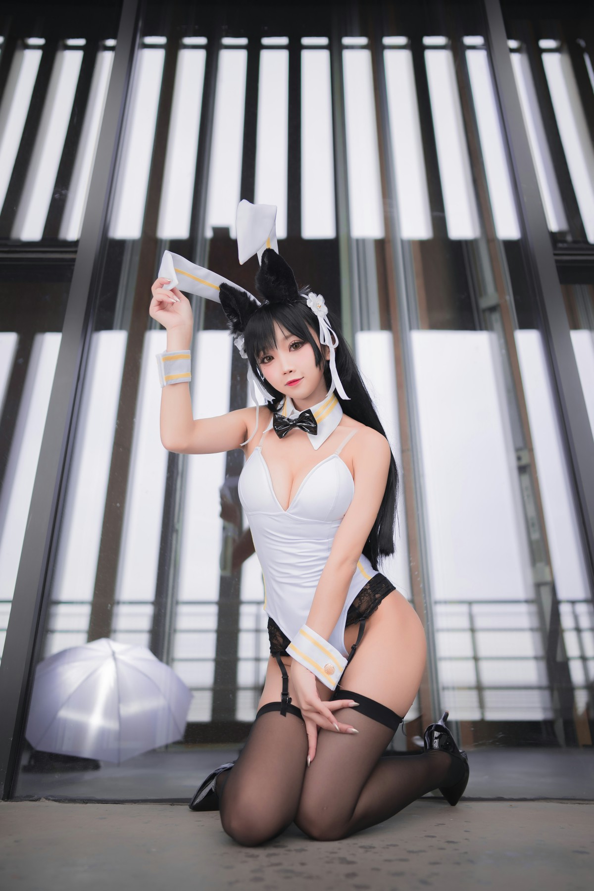 图片[17]-[Cosplay]鬼畜瑶在不在 – 黑丝兔女郎 – COSPLAY-御萝部落