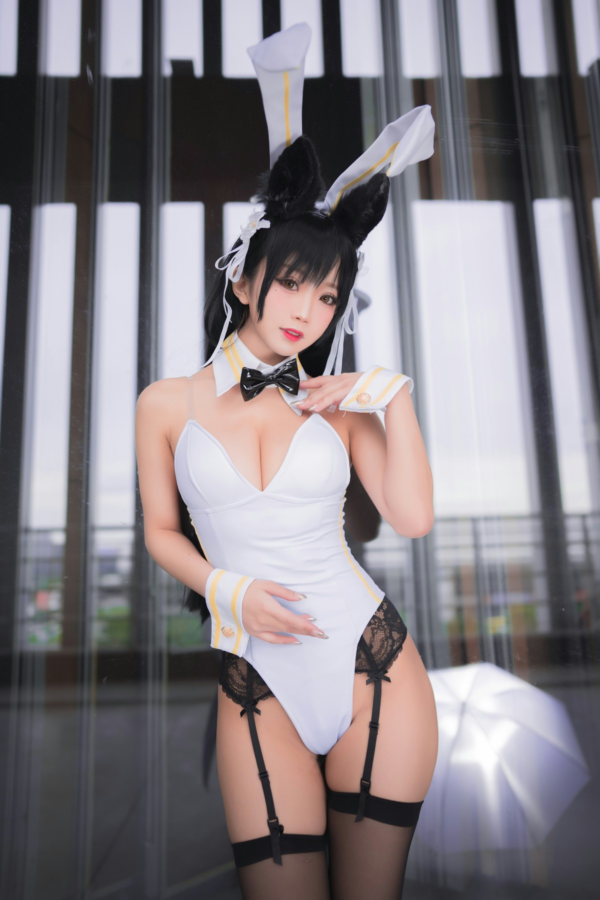 图片[15]-[Cosplay]鬼畜瑶在不在 – 黑丝兔女郎 – COSPLAY-御萝部落