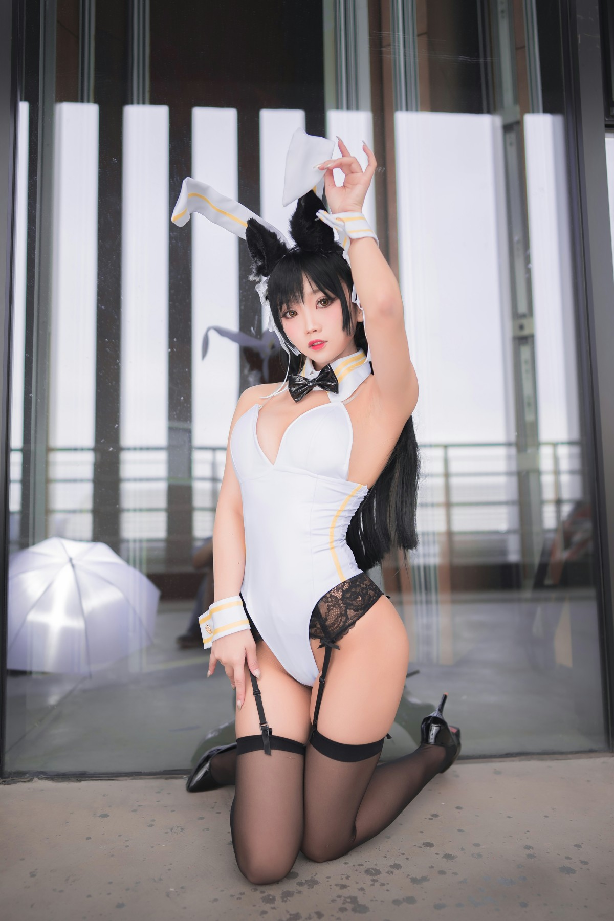 图片[18]-[Cosplay]鬼畜瑶在不在 – 黑丝兔女郎 – COSPLAY-御萝部落