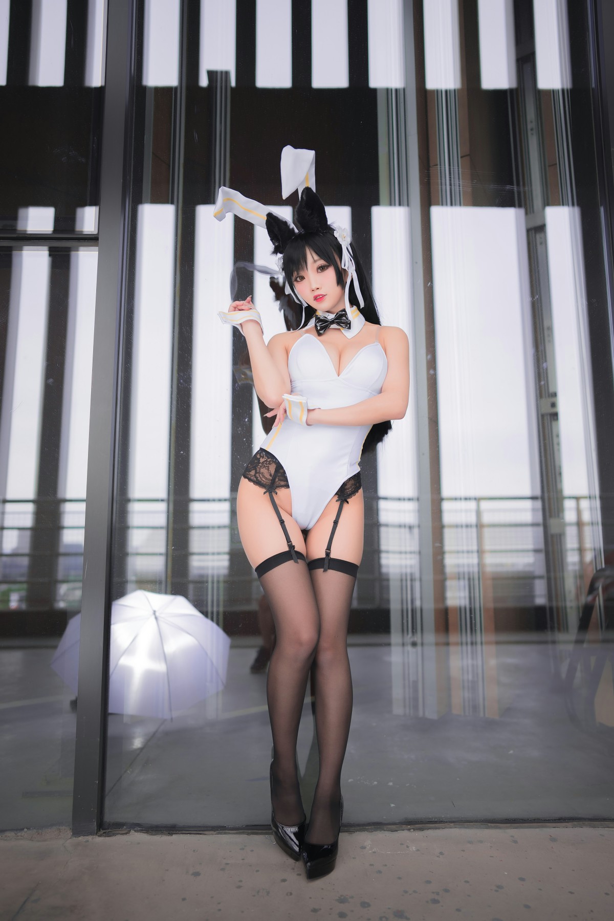 图片[21]-[Cosplay]鬼畜瑶在不在 – 黑丝兔女郎 – COSPLAY-御萝部落