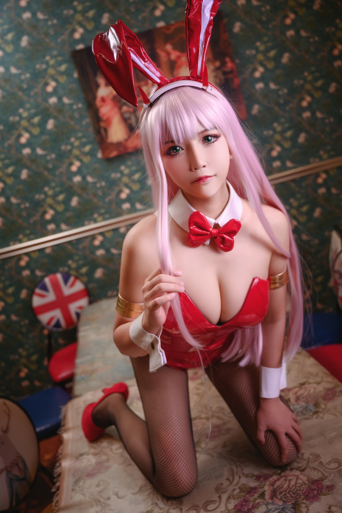 [Cosplay]抱走莫子 – 02 网袜兔女郎 – COSPLAY-御萝部落