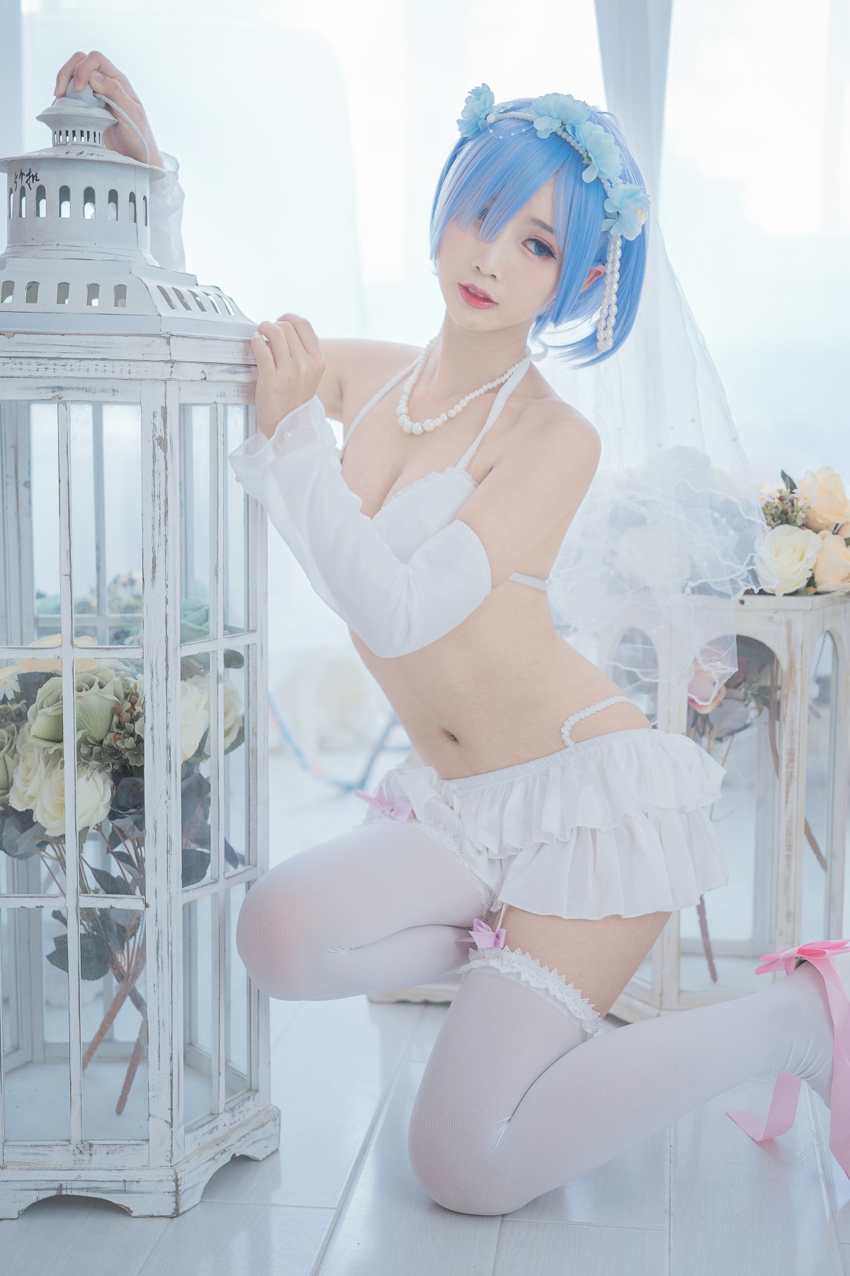 图片[6]-[Cosplay]面饼仙儿 – 花嫁蕾姆 – COSPLAY-御萝部落