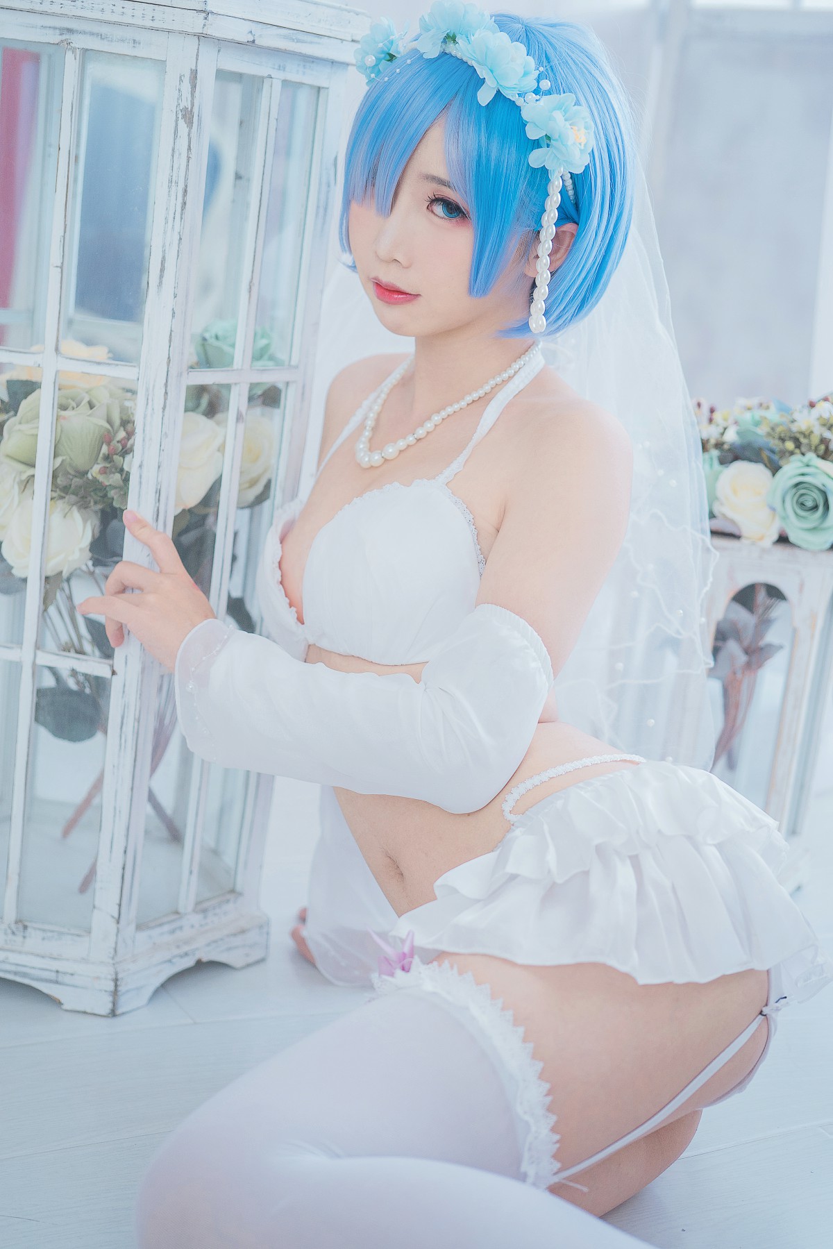 图片[8]-[Cosplay]面饼仙儿 – 花嫁蕾姆 – COSPLAY-御萝部落