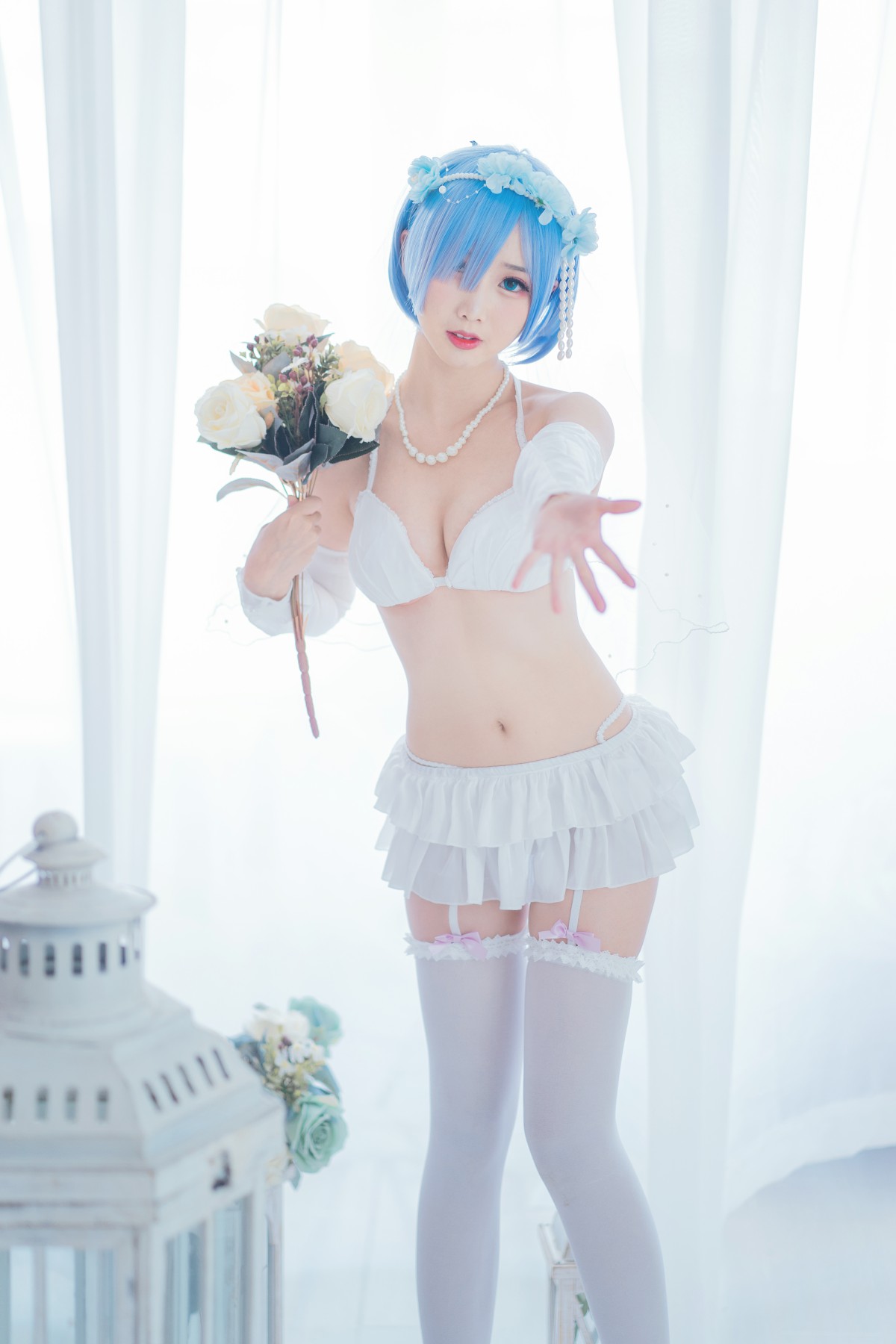 图片[12]-[Cosplay]面饼仙儿 – 花嫁蕾姆 – COSPLAY-御萝部落