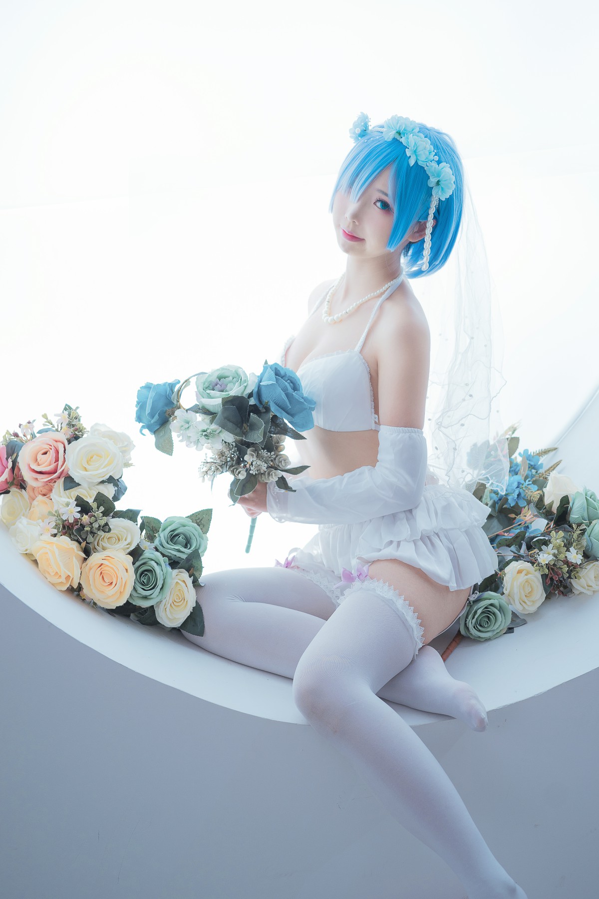 图片[17]-[Cosplay]面饼仙儿 – 花嫁蕾姆 – COSPLAY-御萝部落