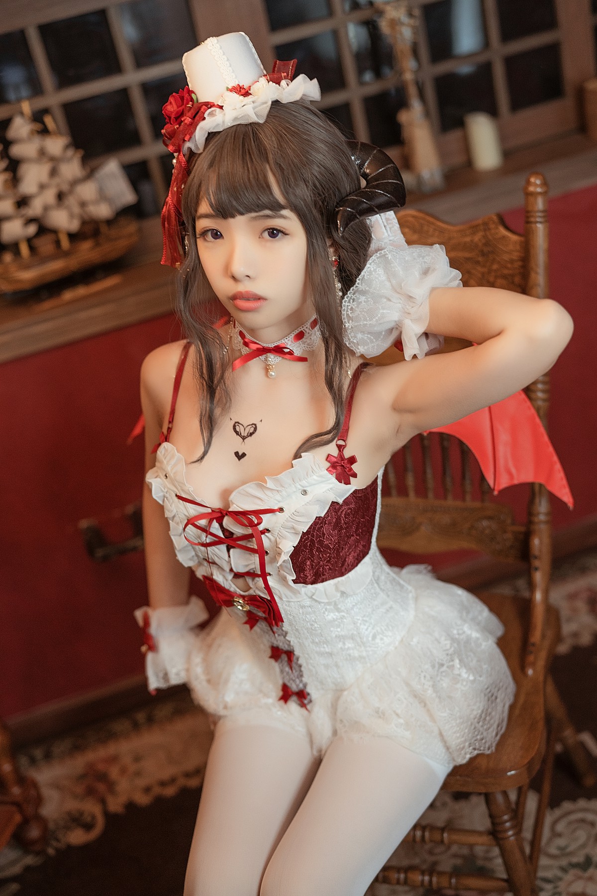 图片[2]-[Cosplay]雯妹不讲道理 – 魅魔 Elegant d – COSPLAY-御萝部落