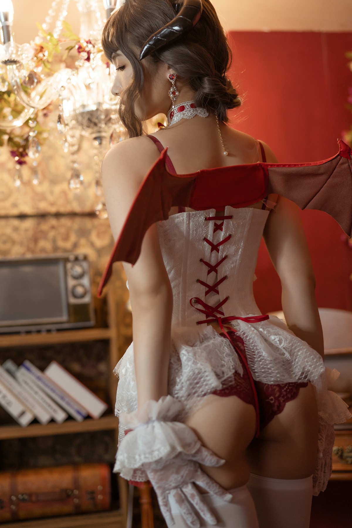 图片[4]-[Cosplay]雯妹不讲道理 – 魅魔 Elegant d – COSPLAY-御萝部落