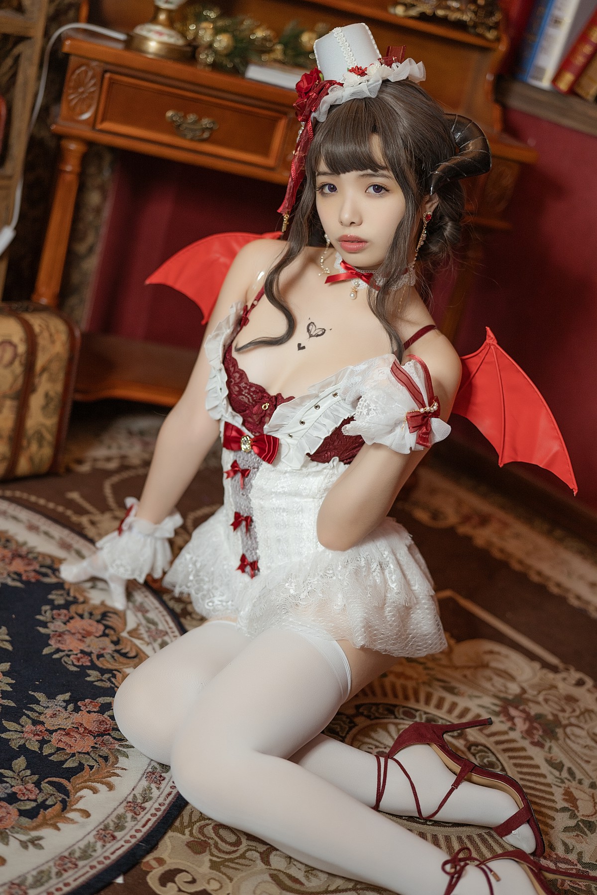 图片[24]-[Cosplay]雯妹不讲道理 – 魅魔 Elegant d – COSPLAY-御萝部落