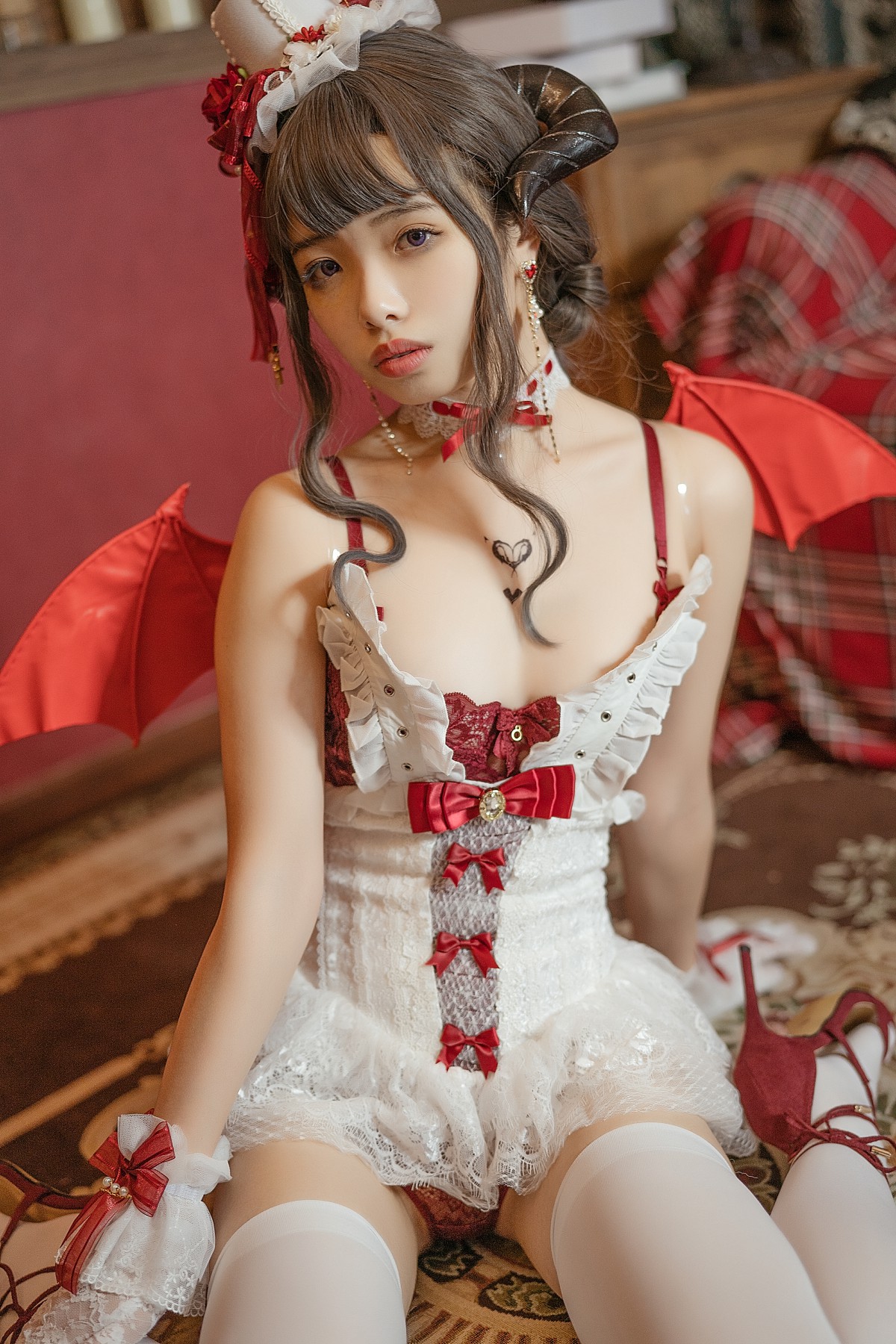 图片[22]-[Cosplay]雯妹不讲道理 – 魅魔 Elegant d – COSPLAY-御萝部落