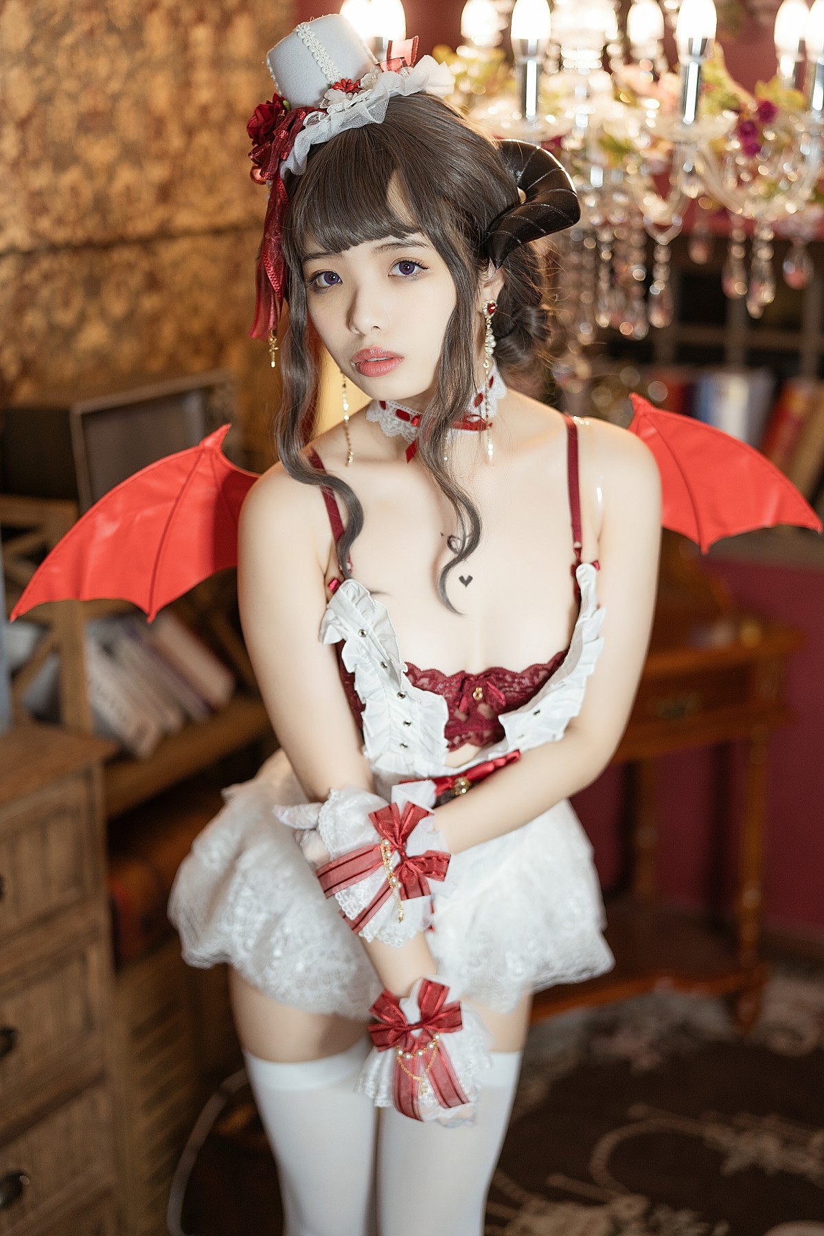 图片[23]-[Cosplay]雯妹不讲道理 – 魅魔 Elegant d – COSPLAY-御萝部落