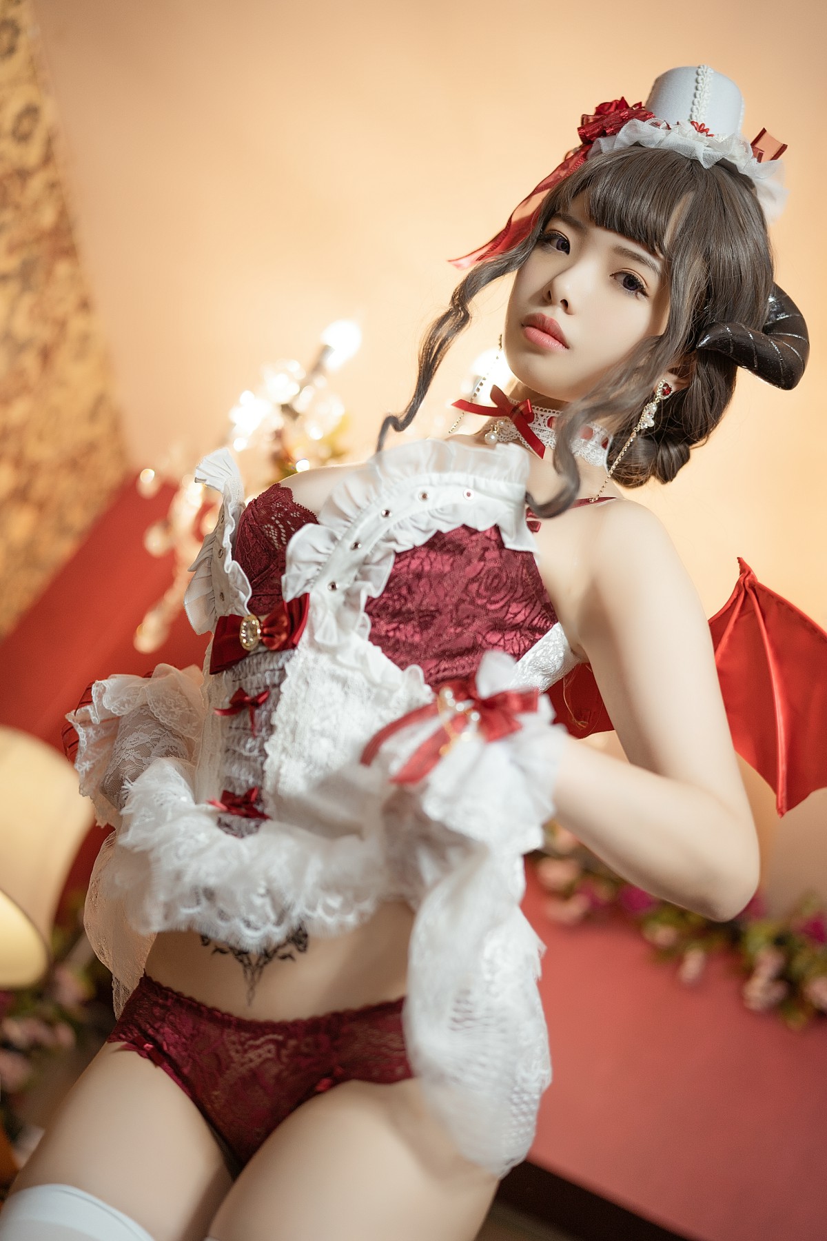 图片[27]-[Cosplay]雯妹不讲道理 – 魅魔 Elegant d – COSPLAY-御萝部落