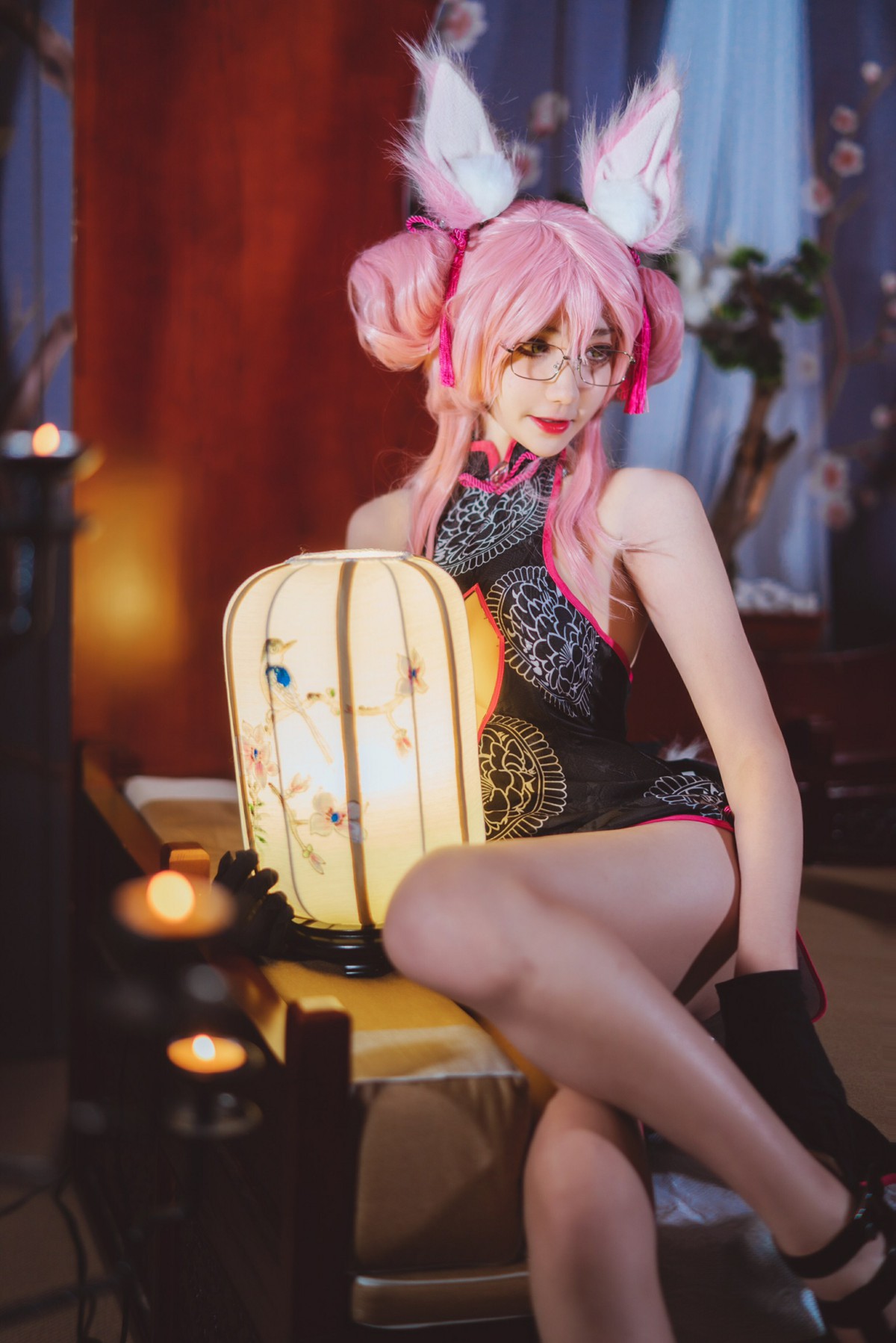 图片[15]-[Cosplay]南桃Momoko – 玉藻前旗袍 – COSPLAY-御萝部落