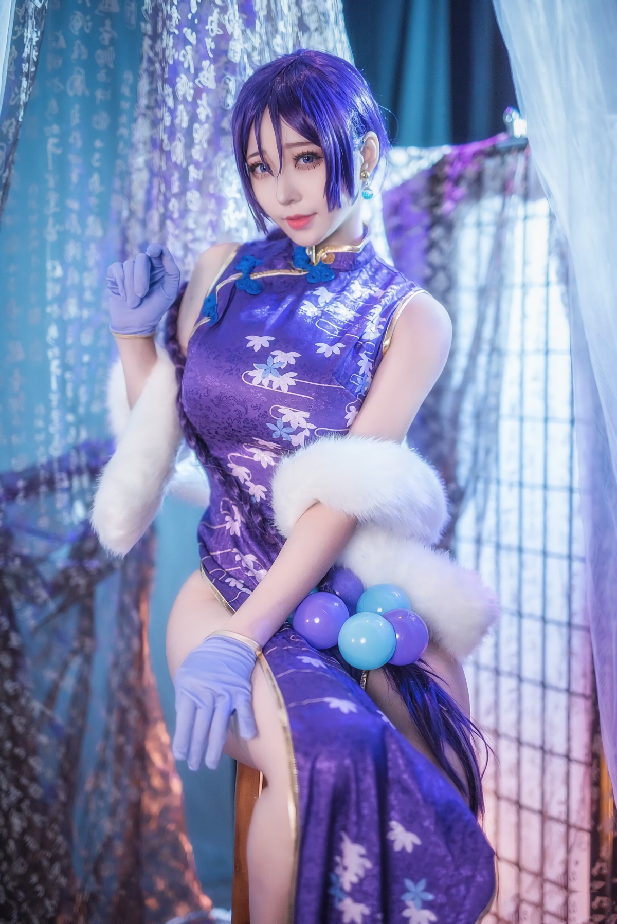 图片[3]-[Cosplay]菌烨tako – FGO奶光旗袍 – COSPLAY-御萝部落