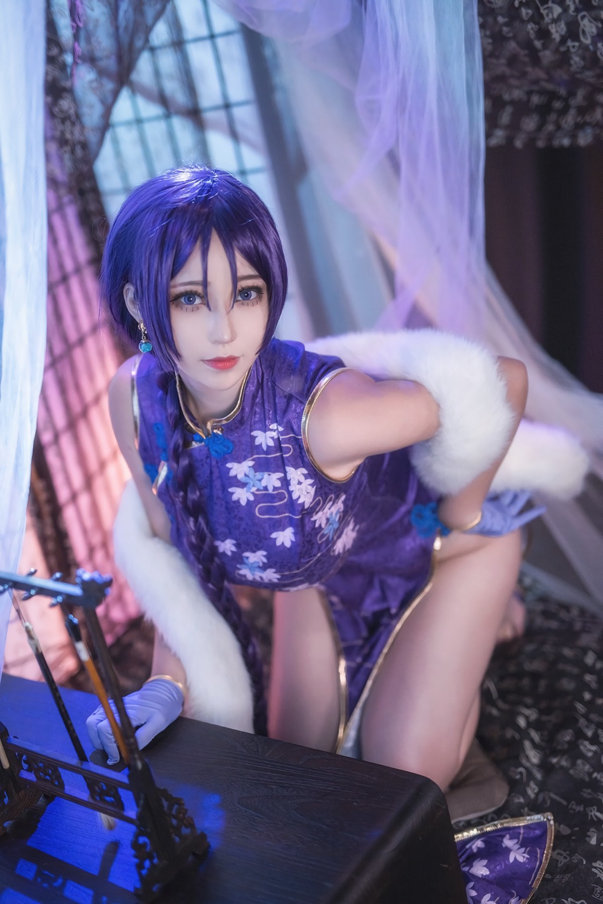 图片[4]-[Cosplay]菌烨tako – FGO奶光旗袍 – COSPLAY-御萝部落