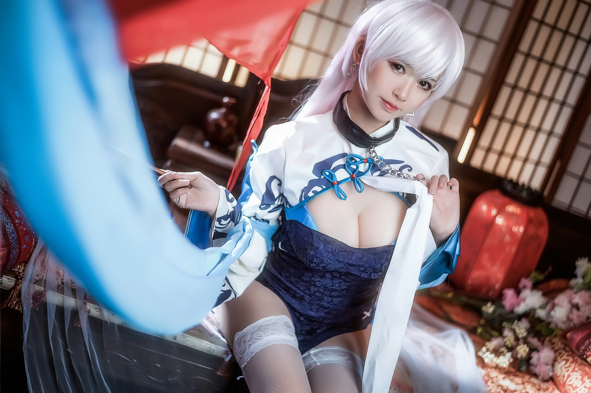 图片[2]-[Cosplay]鳗鱼霏儿 – 碧蓝华裳 贝姐 – COSPLAY-御萝部落