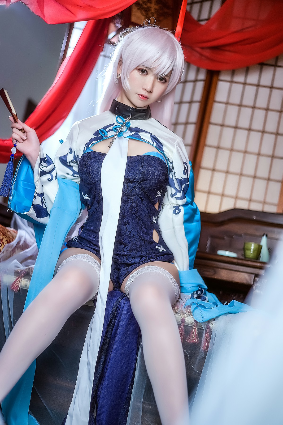 图片[6]-[Cosplay]鳗鱼霏儿 – 碧蓝华裳 贝姐 – COSPLAY-御萝部落