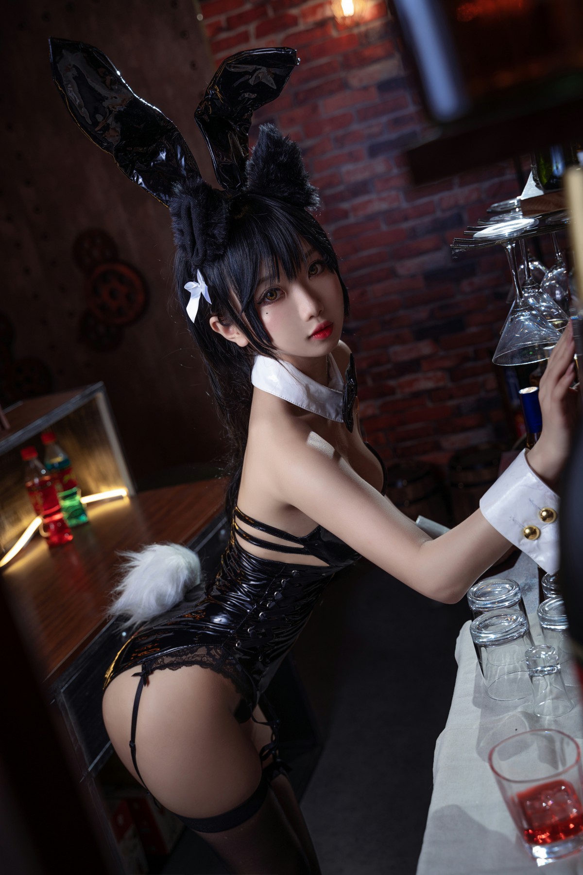 图片[3]-[Cosplay]鬼畜瑶在不在 – 黑色同人兔女郎 – COSPLAY-御萝部落