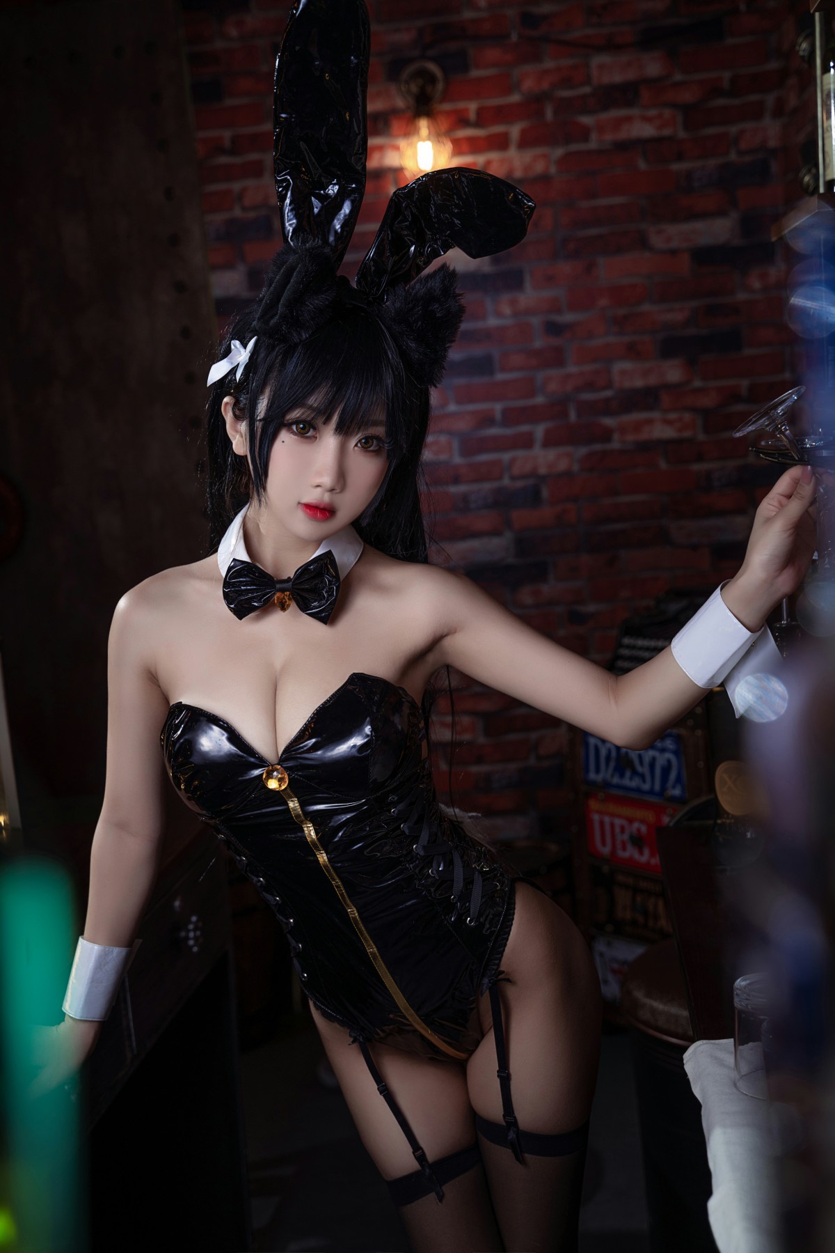 图片[4]-[Cosplay]鬼畜瑶在不在 – 黑色同人兔女郎 – COSPLAY-御萝部落