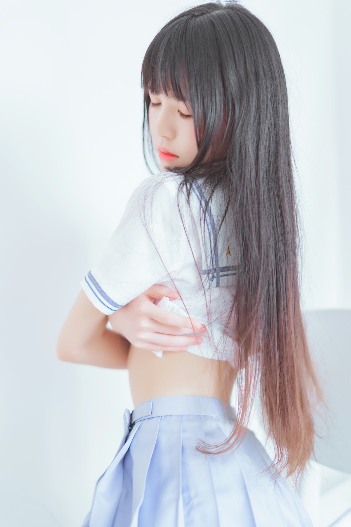 图片[47]-[Cosplay]桜桃喵 – 校服黑丝 – COSPLAY-御萝部落