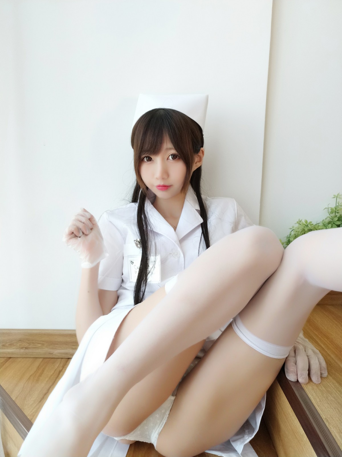 图片[17]-[Cosplay]NAGISA魔物喵–自摄系列 NO.002 白丝护士 – COSPLAY-御萝部落