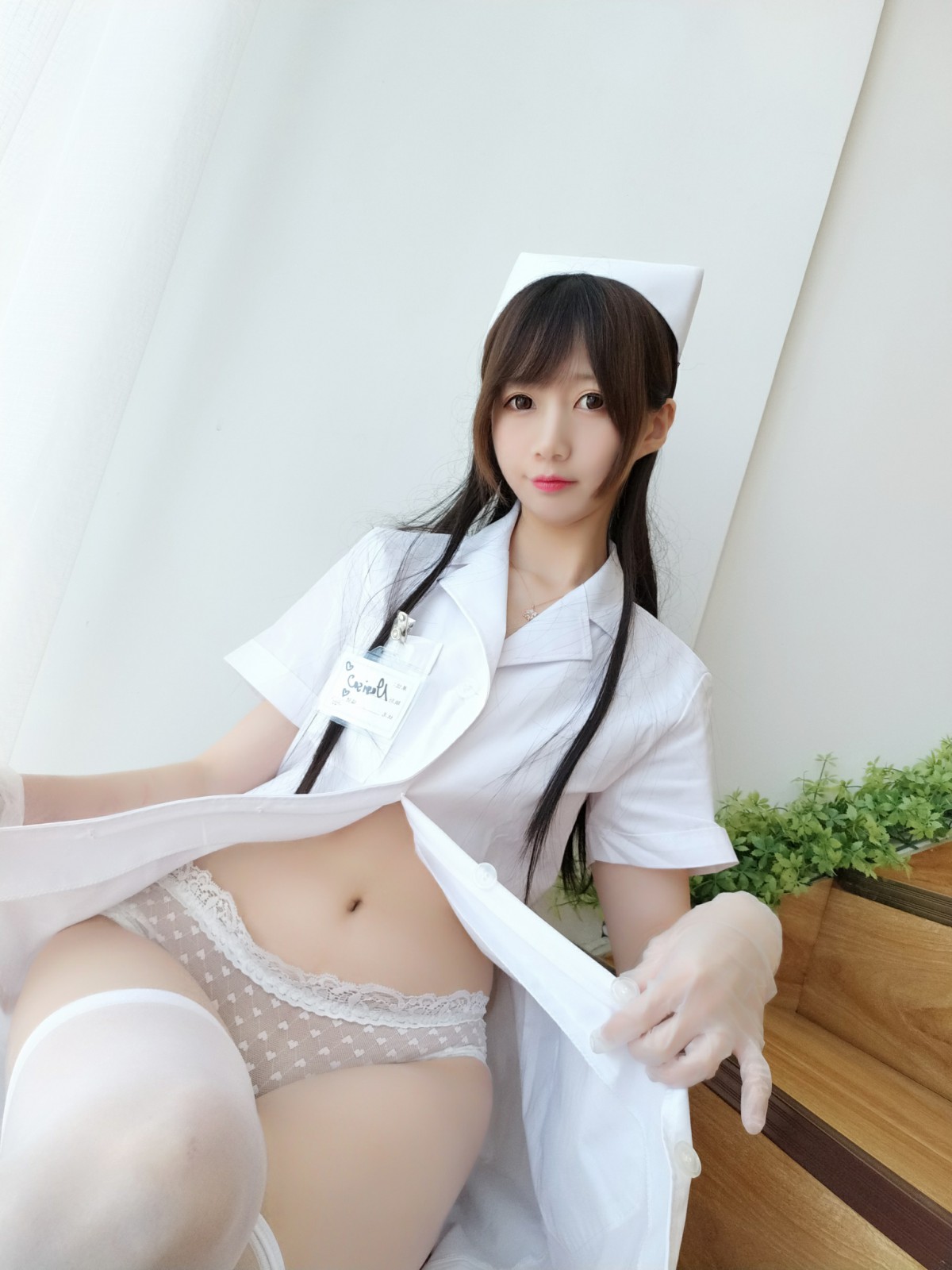 图片[50]-[Cosplay]NAGISA魔物喵–自摄系列 NO.002 白丝护士 – COSPLAY-御萝部落