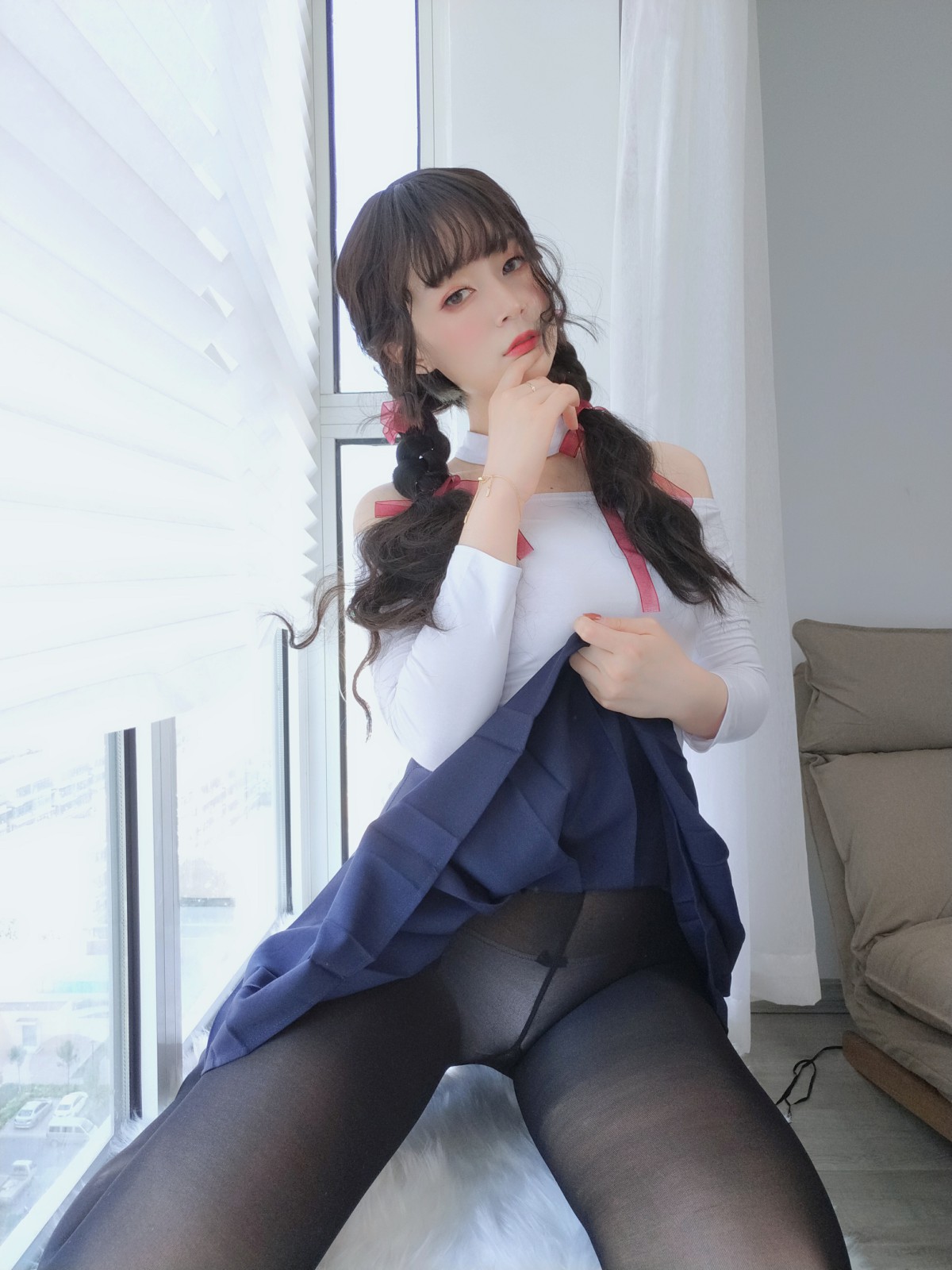 图片[13]-Coser小姐姐白银 – 邻家大姐姐的黑丝 – COSPLAY-御萝部落