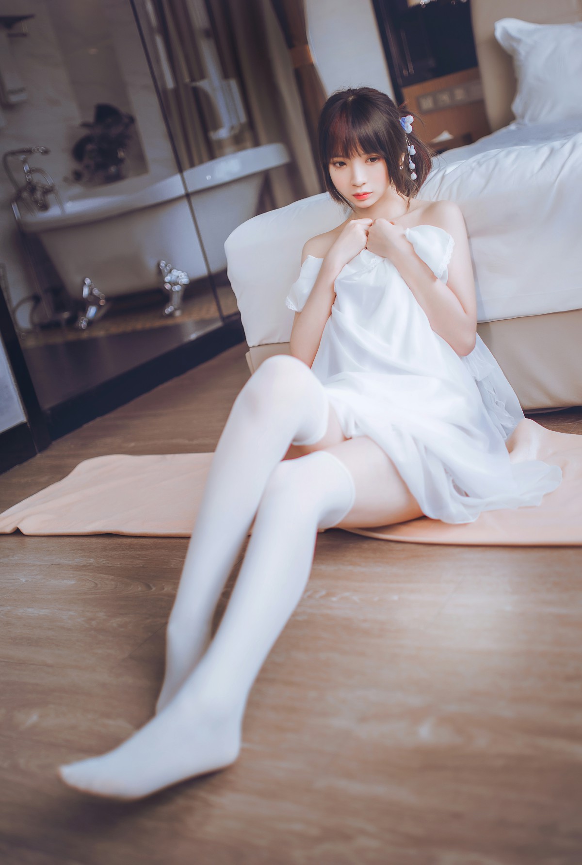 图片[17]-[Cosplay]疯猫ss – 睡衣与浴室的水手服 – COSPLAY-御萝部落