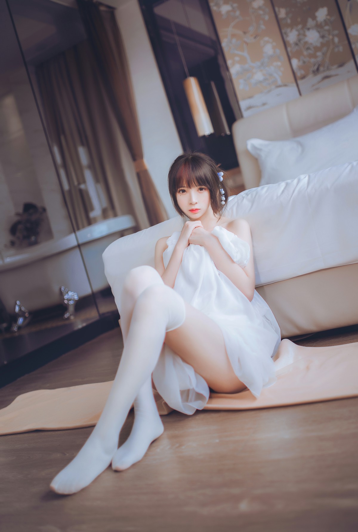 图片[19]-[Cosplay]疯猫ss – 睡衣与浴室的水手服 – COSPLAY-御萝部落