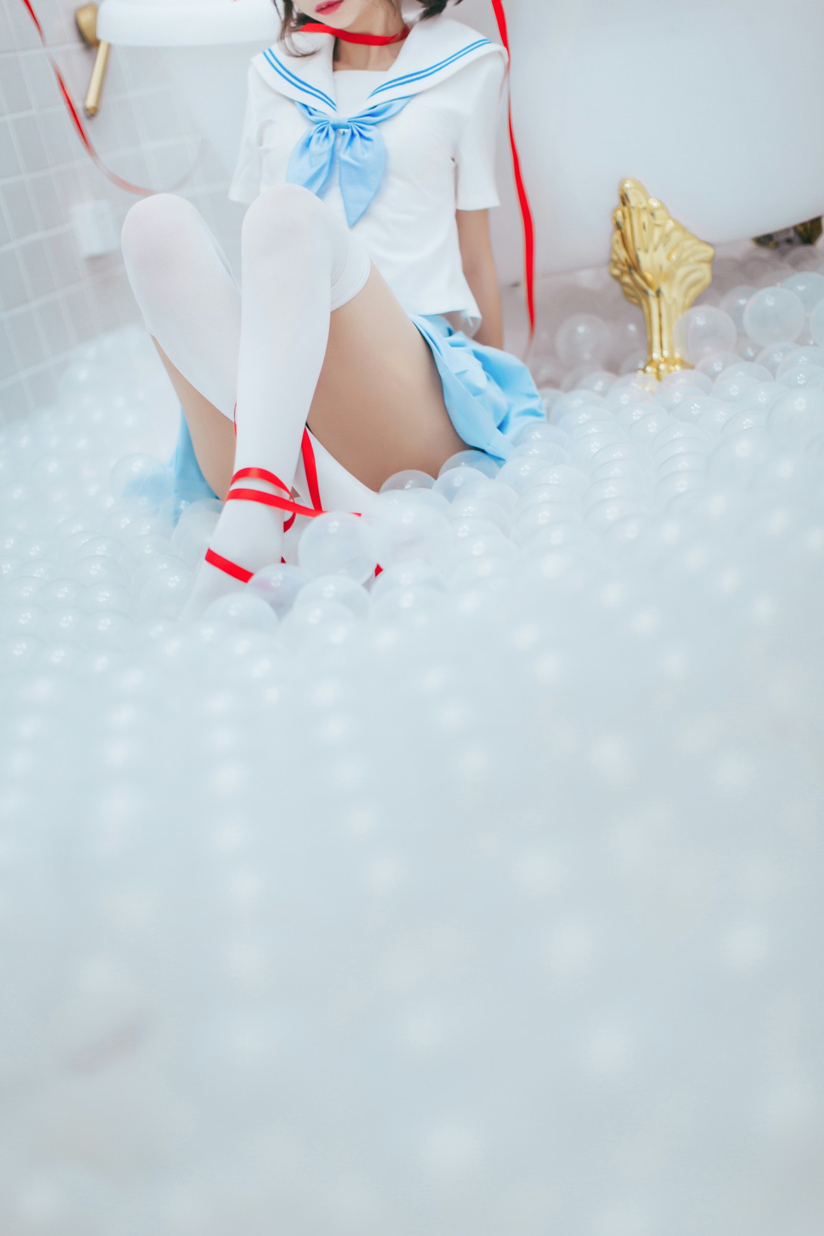 图片[41]-[Cosplay]疯猫ss – 睡衣与浴室的水手服 – COSPLAY-御萝部落