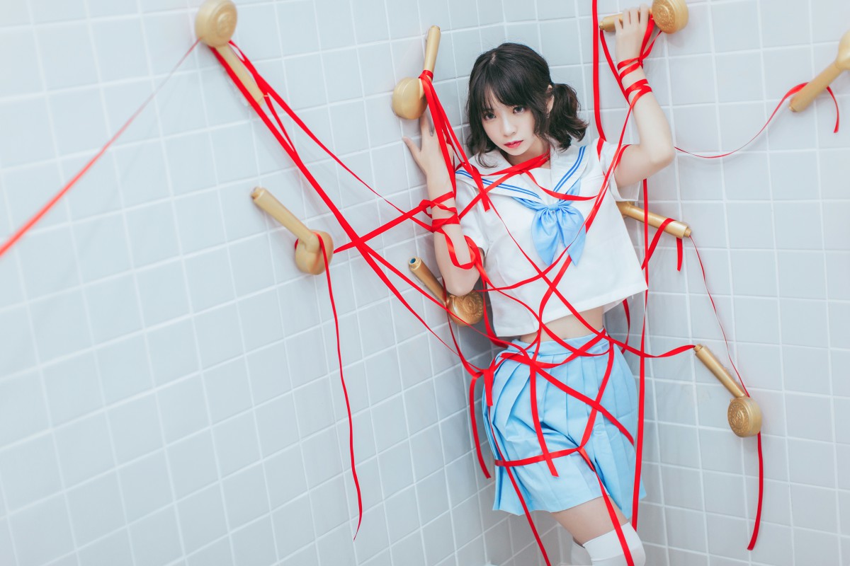 图片[42]-[Cosplay]疯猫ss – 睡衣与浴室的水手服 – COSPLAY-御萝部落