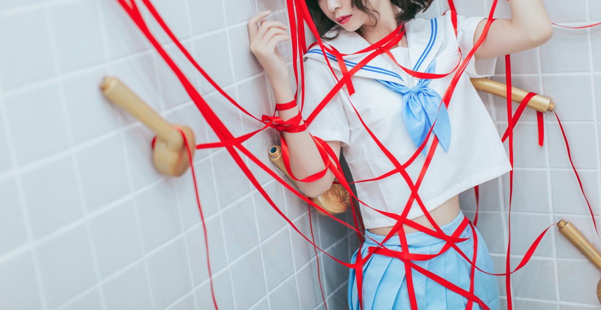 图片[44]-[Cosplay]疯猫ss – 睡衣与浴室的水手服 – COSPLAY-御萝部落