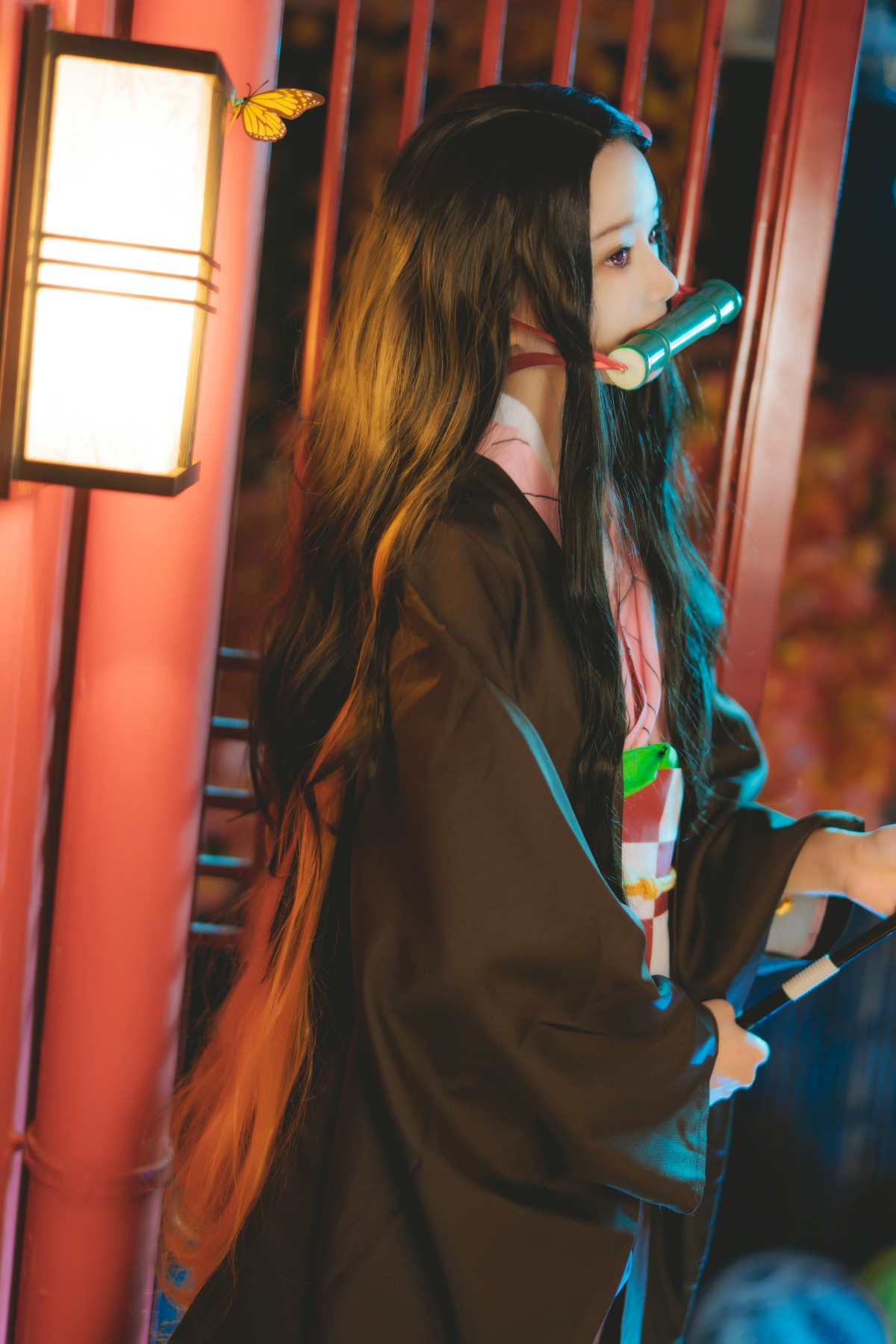 图片[8]-[Cosplay]桜桃喵 – 灶门祢豆子 – COSPLAY-御萝部落