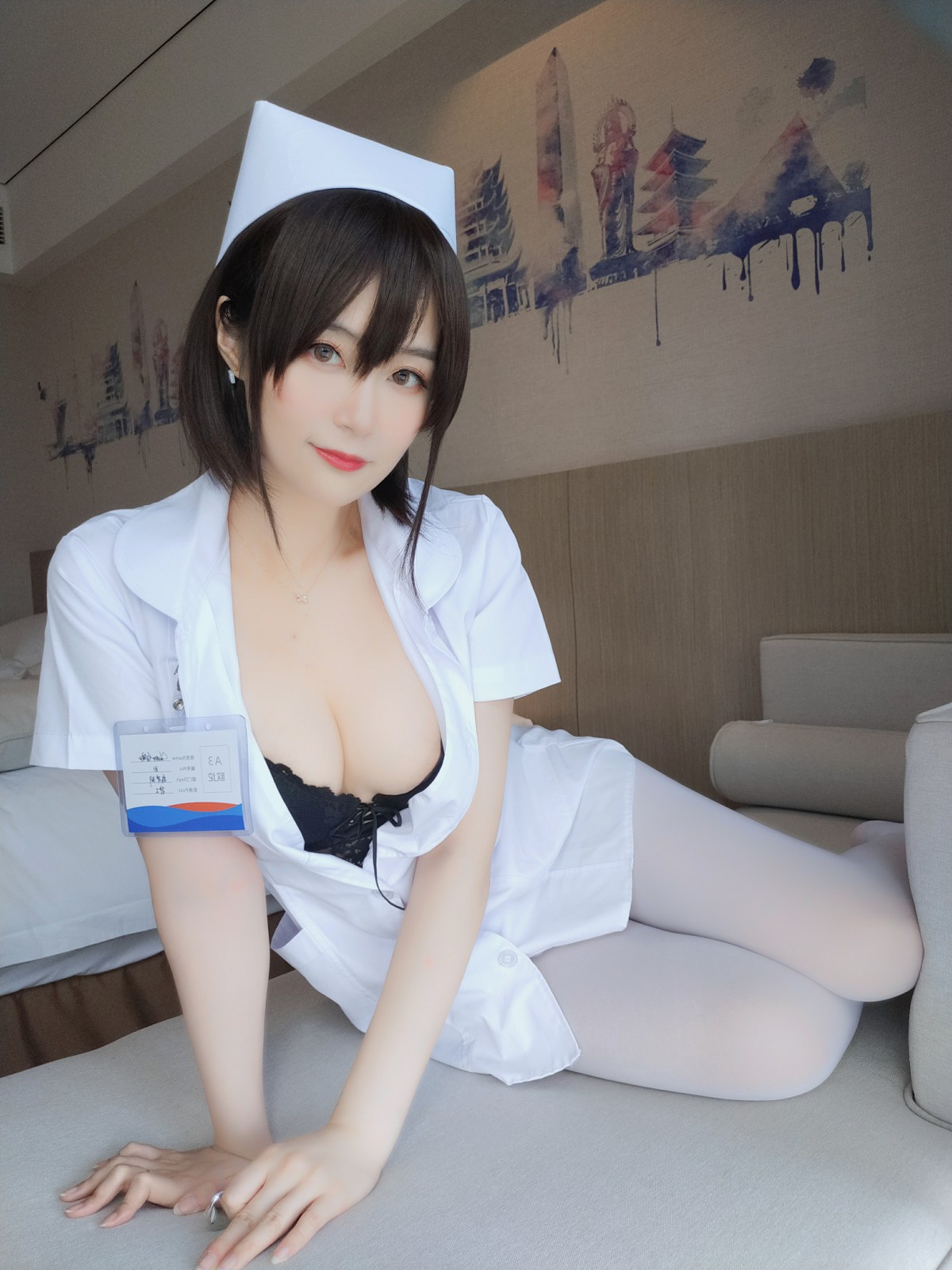 图片[9]-Coser小姐姐白银 – 短发小护士 – COSPLAY-御萝部落