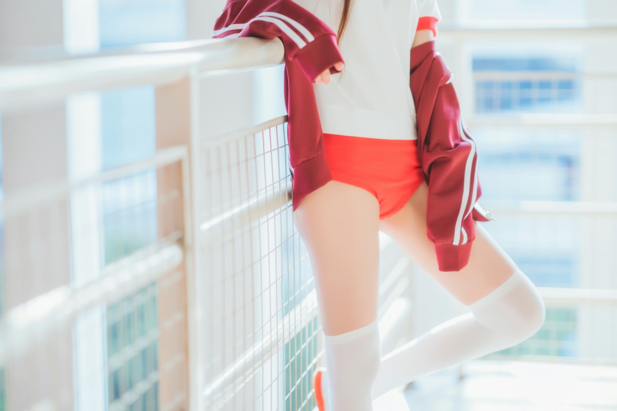 图片[24]-[Cosplay]桜桃喵 – 红色体操服 – COSPLAY-御萝部落