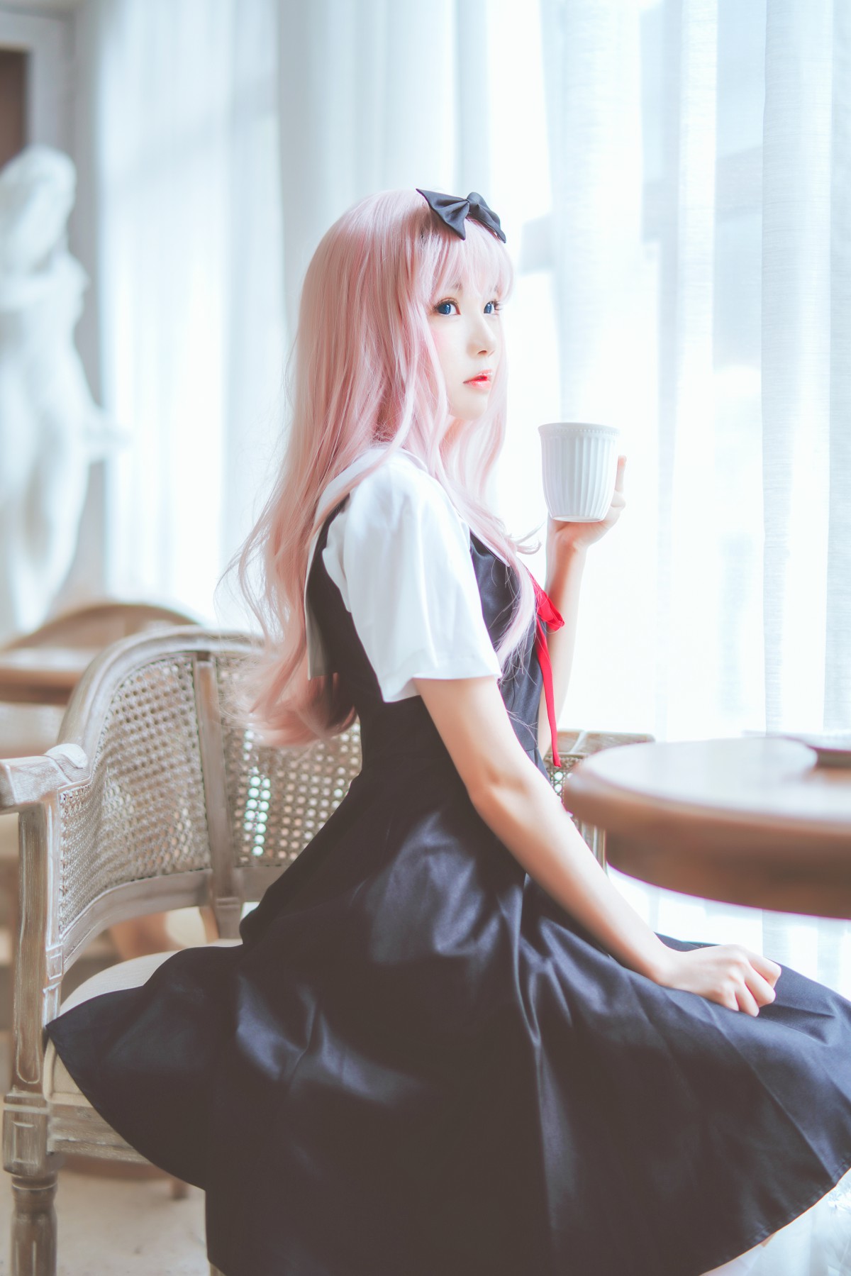 图片[3]-[Cosplay]桜桃喵 – 藤原千花 – COSPLAY-御萝部落