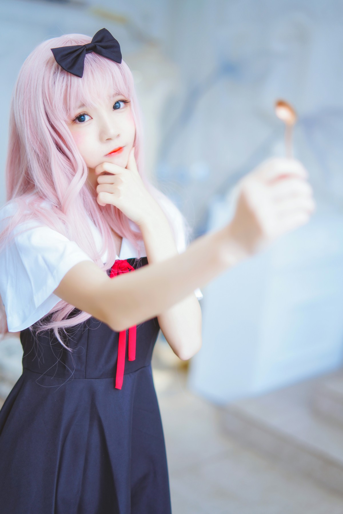 图片[6]-[Cosplay]桜桃喵 – 藤原千花 – COSPLAY-御萝部落