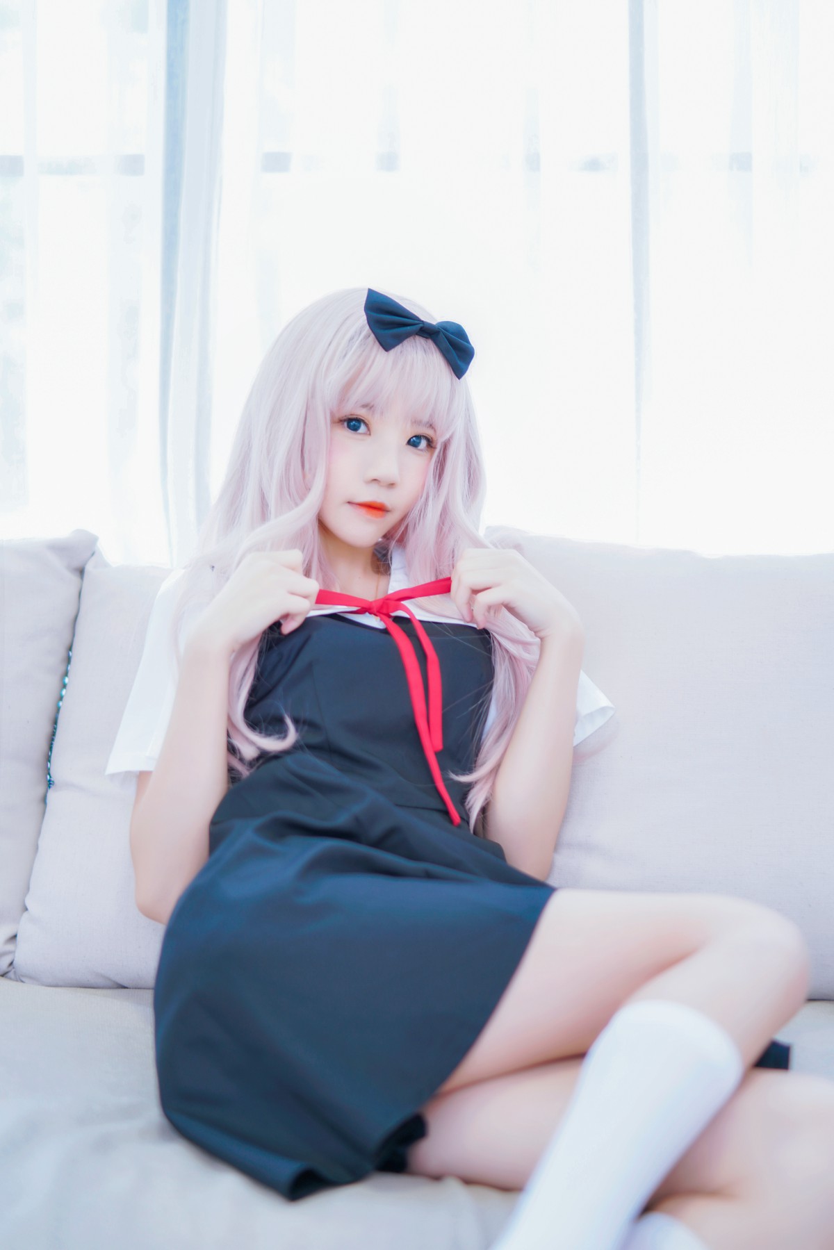 图片[11]-[Cosplay]桜桃喵 – 藤原千花 – COSPLAY-御萝部落