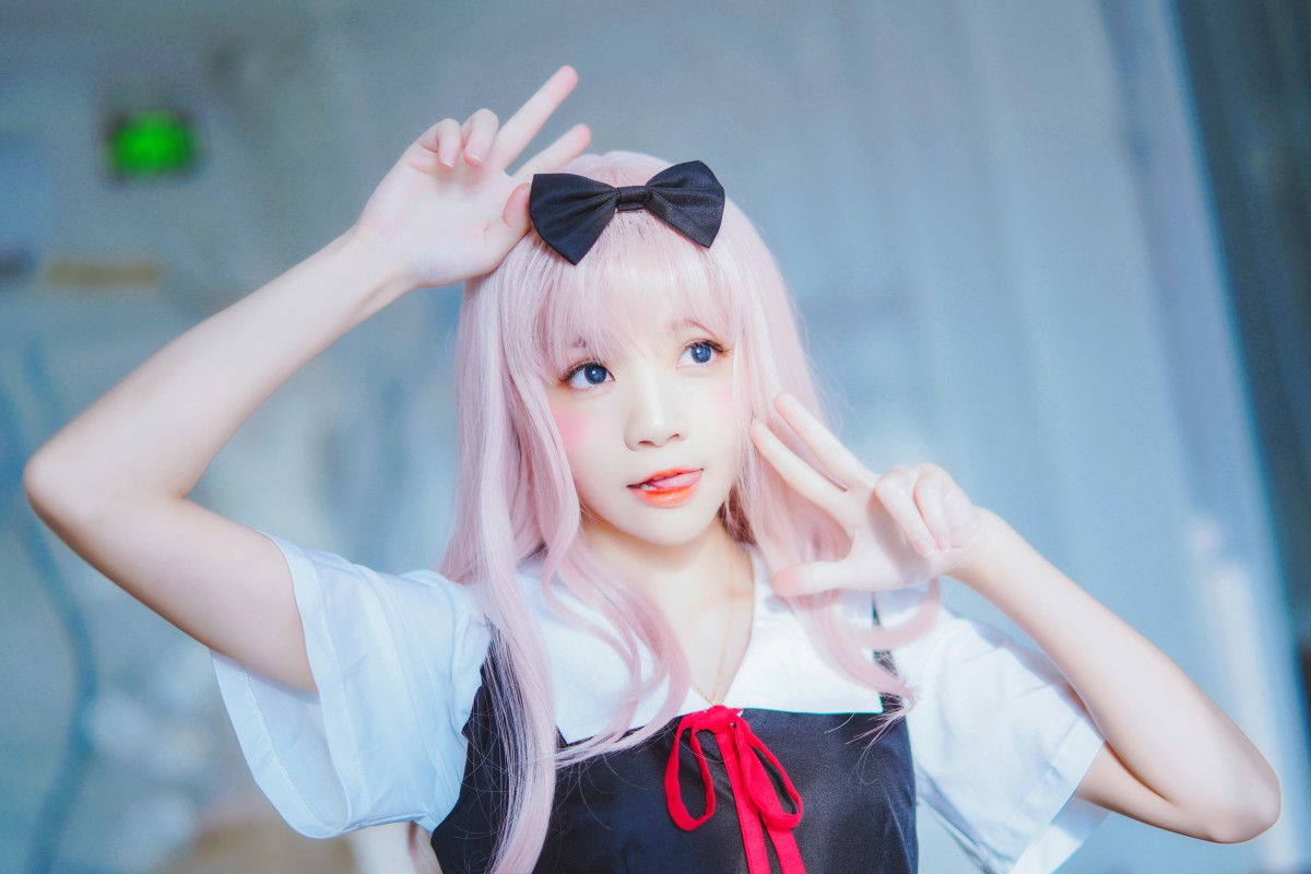 图片[14]-[Cosplay]桜桃喵 – 藤原千花 – COSPLAY-御萝部落