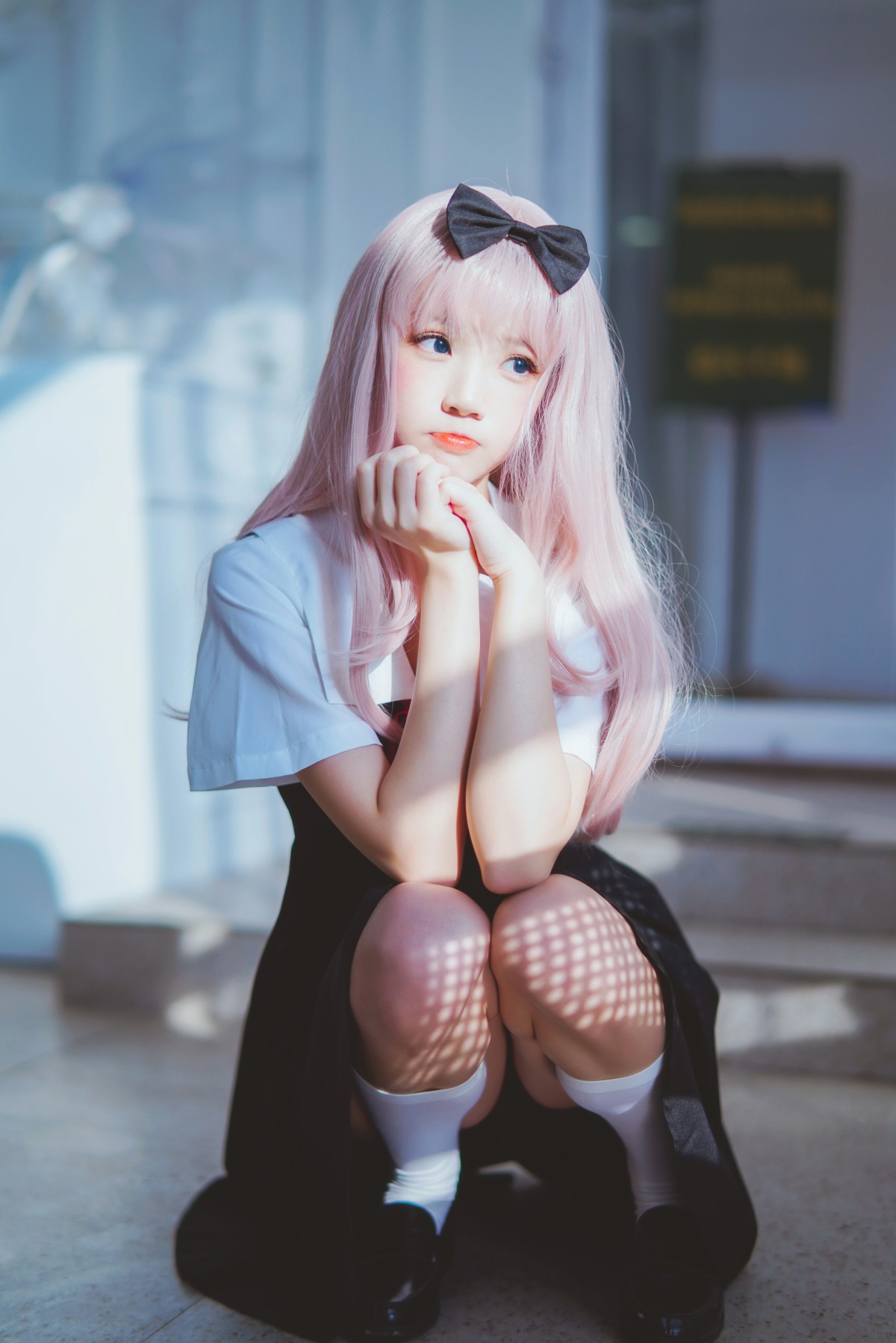 图片[15]-[Cosplay]桜桃喵 – 藤原千花 – COSPLAY-御萝部落