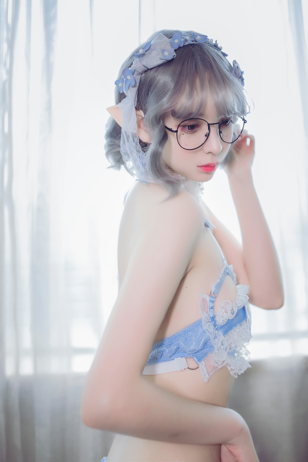 图片[5]-[Cosplay]疯猫ss – 蓝色精灵 – COSPLAY-御萝部落