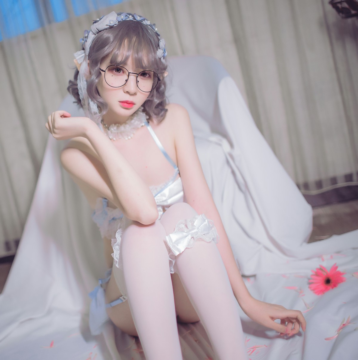 图片[25]-[Cosplay]疯猫ss – 蓝色精灵 – COSPLAY-御萝部落