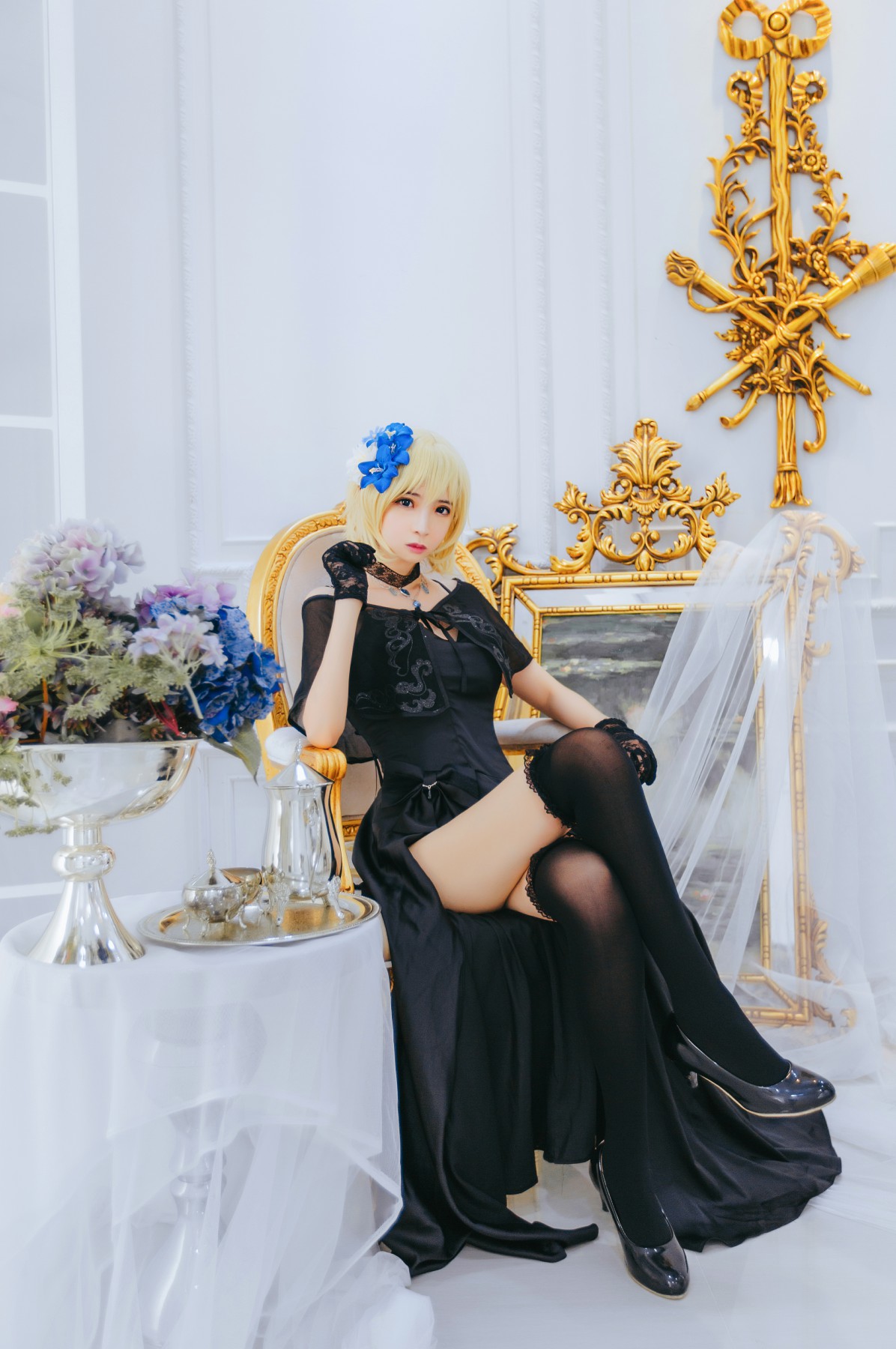 图片[12]-[Cosplay][网红少女]疯猫ss – 疯猫贞德礼装 – COSPLAY-御萝部落