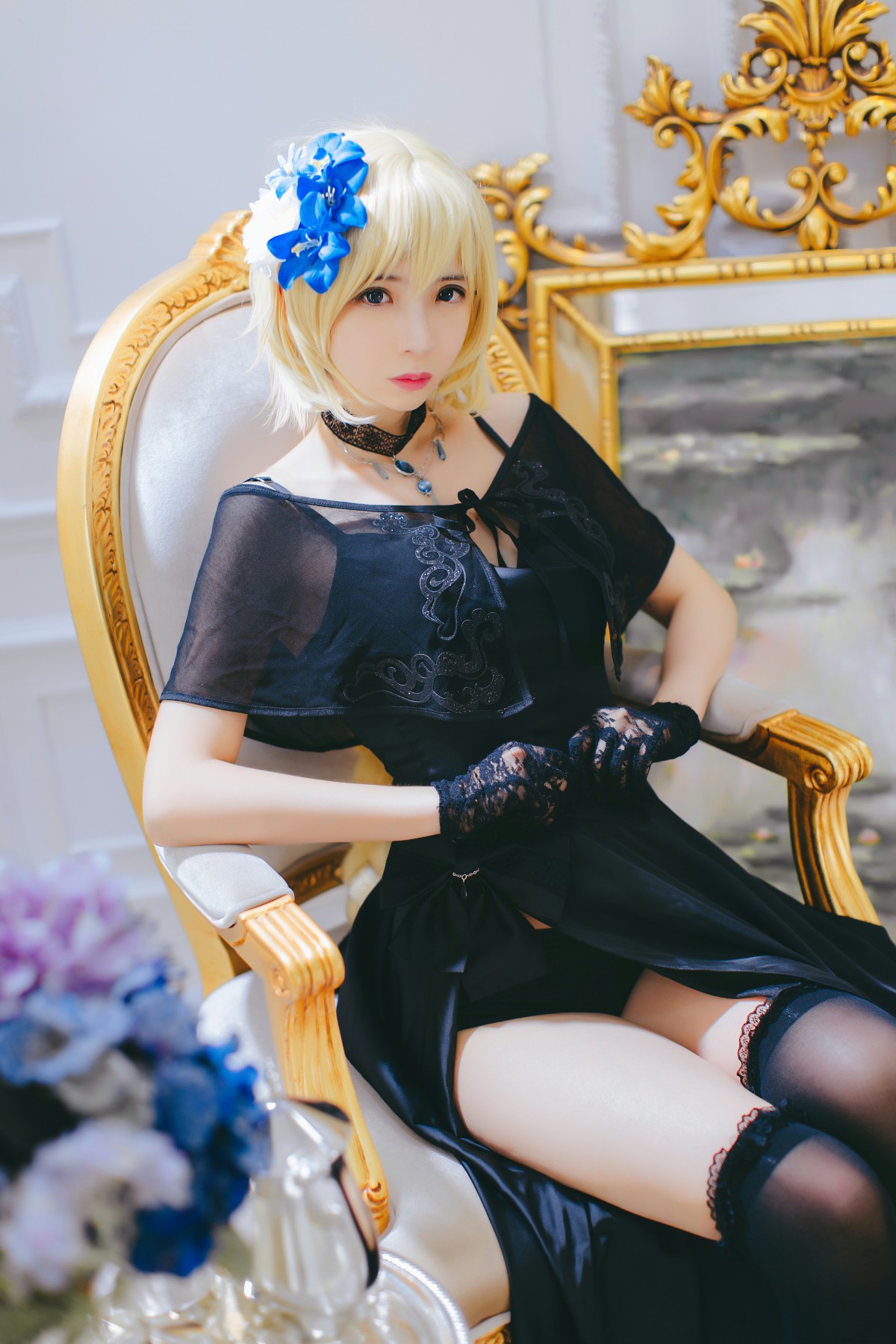 图片[13]-[Cosplay][网红少女]疯猫ss – 疯猫贞德礼装 – COSPLAY-御萝部落