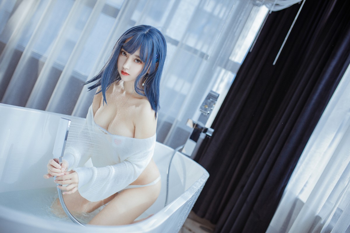 图片[4]-[Cosplay]过期米线线喵 – 浴缸 – COSPLAY-御萝部落