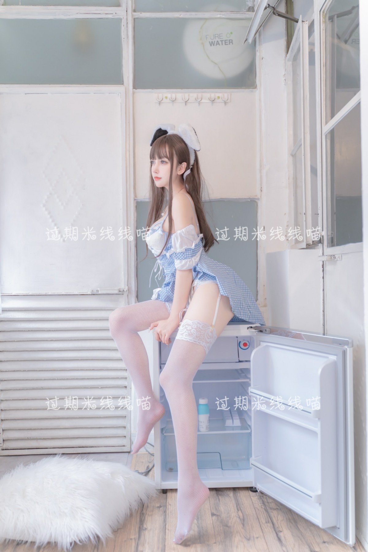 图片[24]-[Cosplay]过期米线线喵 – 蓝白 – COSPLAY-御萝部落