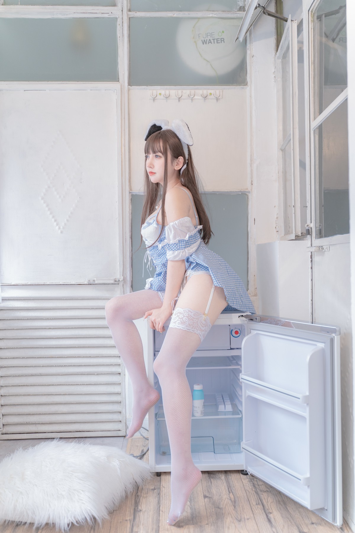 图片[42]-[Cosplay]过期米线线喵 – 蓝白 – COSPLAY-御萝部落