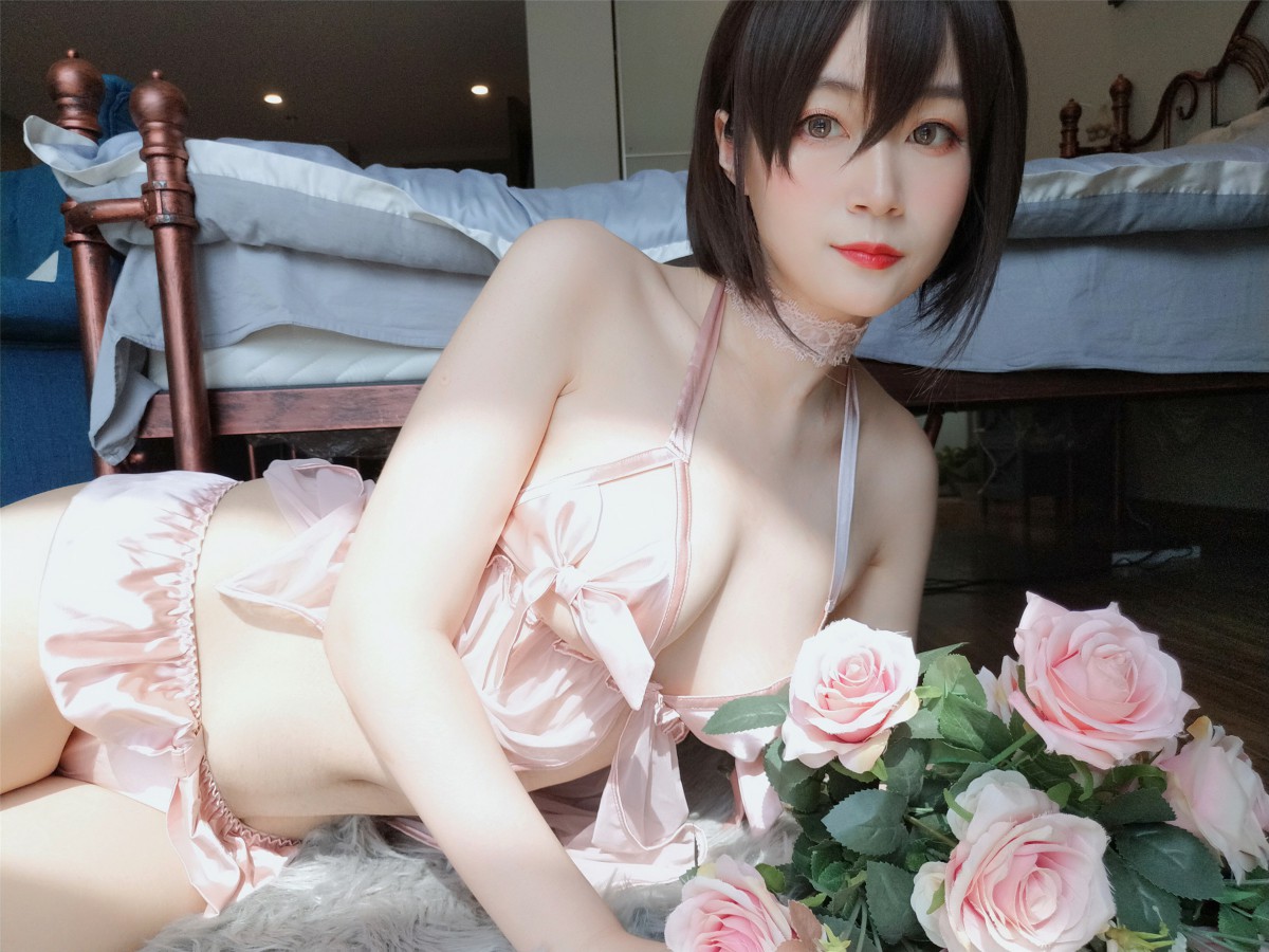 图片[28]-Coser小姐姐白银 – 粉色睡衣 – COSPLAY-御萝部落