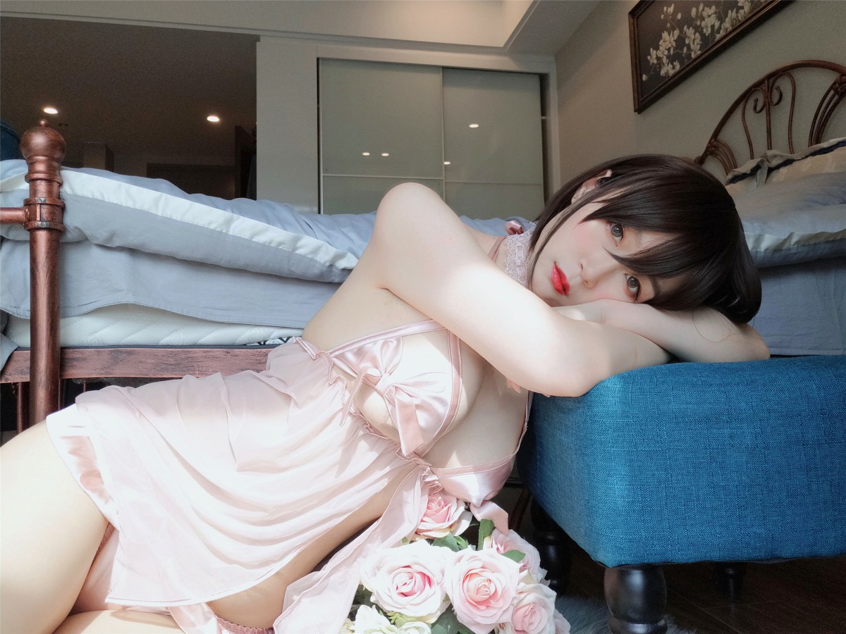 图片[33]-Coser小姐姐白银 – 粉色睡衣 – COSPLAY-御萝部落